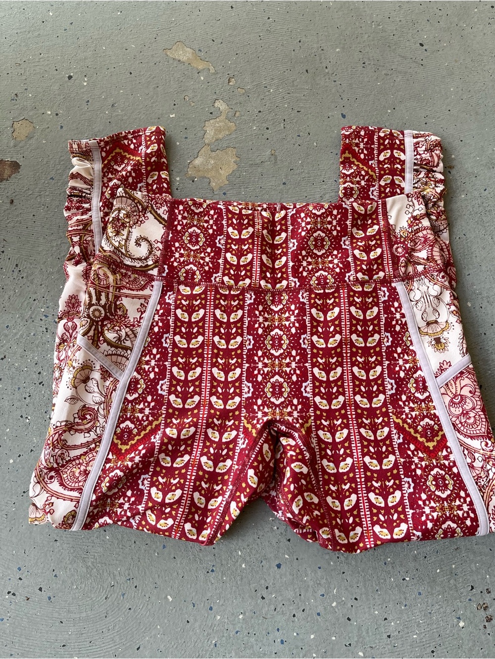 FP Movement Red Paisley Print Leggings